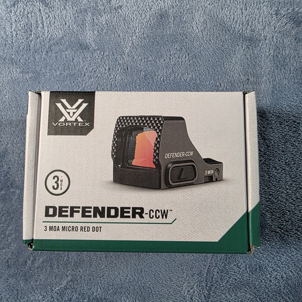 NEW IN BOX Vortex Defender-CCW 3 MOA Micro Red Dot Sight DFCCW-MRD3 Shield RMS